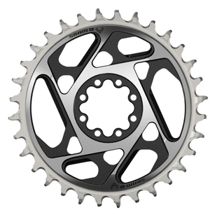 SRAM XX SL Eagle T-Type Direct Mount Chainring - 12-Speed 8-Bolt Direct Mount 3mm Offset Aluminum Black/Silver D1