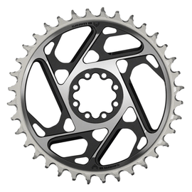 SRAM XX SL Eagle T-Type Direct Mount Chainring - 12-Speed 8-Bolt Direct Mount 3mm Offset Aluminum Black/Silver D1