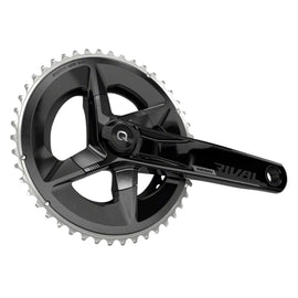 SRAM Rival AXS Crankset with Quarq Power Meter - 12-Speed, 107 BCD, DUB Spindle Interface, Black, D1 - 0