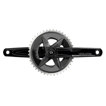SRAM Rival AXS Wide Power Meter Crankset - 12-Speed, 43/30t Yaw, 94 BCD, DUB Spindle Interface, Black, D1 - The Bikesmiths