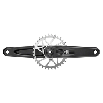 SRAM Eagle 90 T-Type Wide Crankset - 12-Speed 32t Chainring Direct Mount 2-Guards DUB Spindle Interface Black/Silver - The Bikesmiths