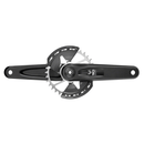 SRAM Eagle 90 T-Type Wide Crankset - 12-Speed 32t Chainring Direct Mount 2-Guards DUB Spindle Interface Black/Silver-2