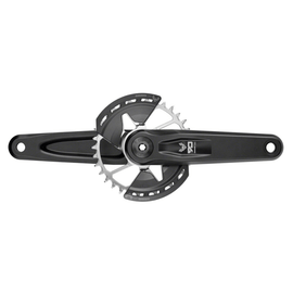 SRAM Eagle 90 T-Type Wide Crankset - 12-Speed 32t Chainring Direct Mount 2-Guards DUB Spindle Interface Black/Silver - 0