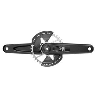 SRAM Eagle 90 T-Type Wide Crankset - 12-Speed 32t Chainring Direct Mount 2-Guards DUB Spindle Interface Black/Silver