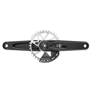 SRAM Eagle 90 T-Type Wide Crankset - 12-Speed 32t Chainring Direct Mount 2-Guards DUB Spindle Interface Black/Silver-3