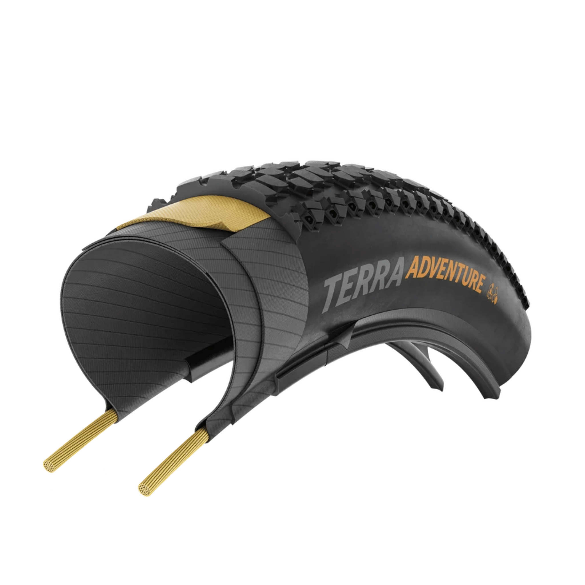 Continental Terra Adventure 700c Folding Tubeless Tire Black