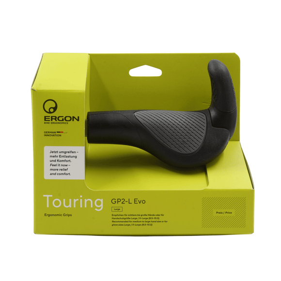 Ergon GP2 Evo Grips w/ Mini Bar End