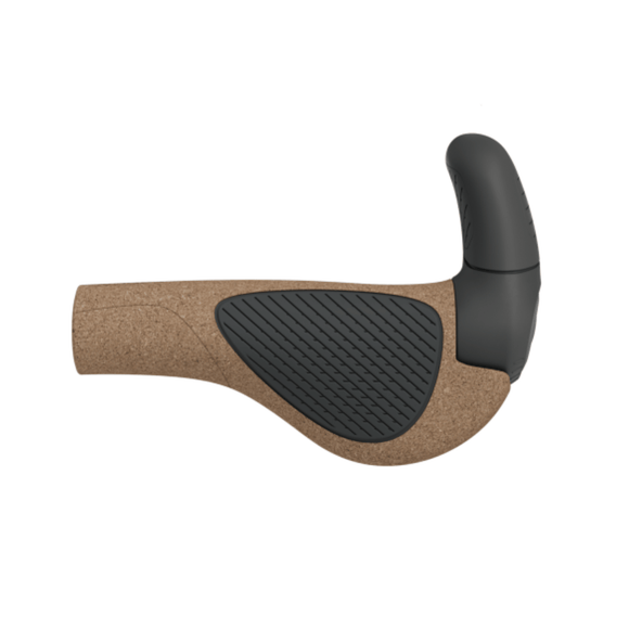 Ergon GP2 Evo BioKork Grips w/ Mini Bar End