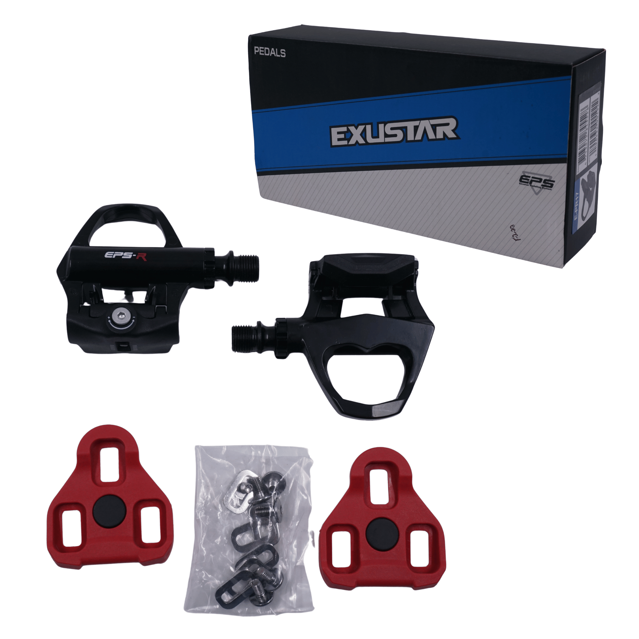 exustar road pedals PR17 LOOK KEO Clipless with Cleats Farbauswahl:Clockwork Orange Electric Drums Metal Gear Solid iPhone, A pedal built with
