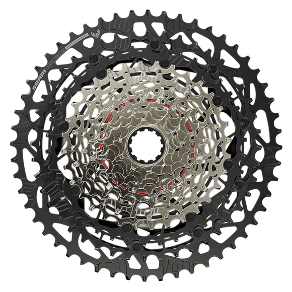 SRAM Eagle T-Type XS-1270 Cassette - 12-Speed 10-52t For HG (8-10) Driver Silver/Black