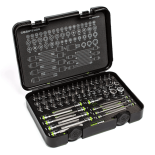 GRIPEDGE 62-Piece Master RPT Hex & Star Driver Set
