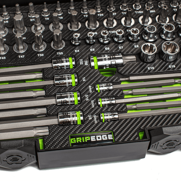 GRIPEDGE 62-Piece Master RPT Hex & Star Driver Set