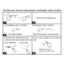 Hafny HF-M855-FR03 Stainless Steel Lens Bar-End Mirror-3