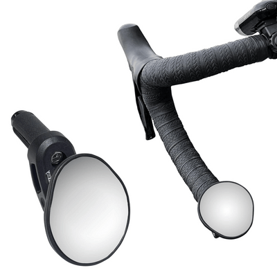 Hafny HF-M956S-FR06 HD Glass Convex Lens Drop Bar-End Bike Mirror - The Bikesmiths