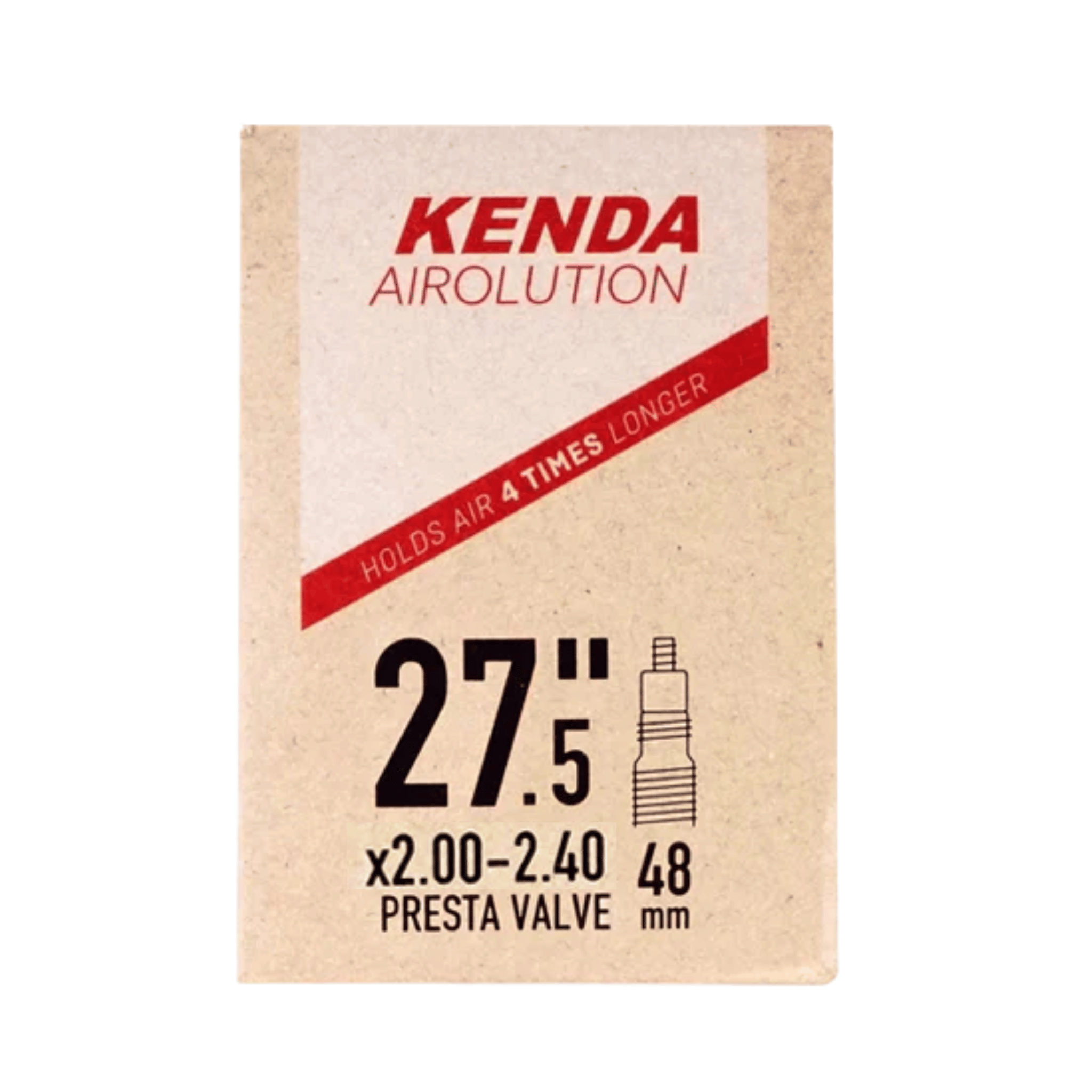 Kenda Airolution Presta Valve Tube 27.5x2.00-2.40 (584x50-61)