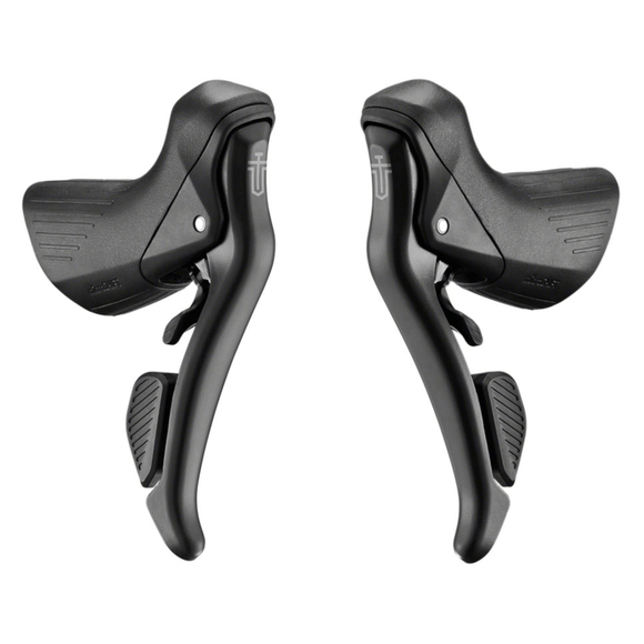 microSHIFT Sword Black 2x9-Speed Groupset - Includes Brake/Shifters Front Derailler Braze-On Rear Derailleur Long Cage 11-38t Cassette