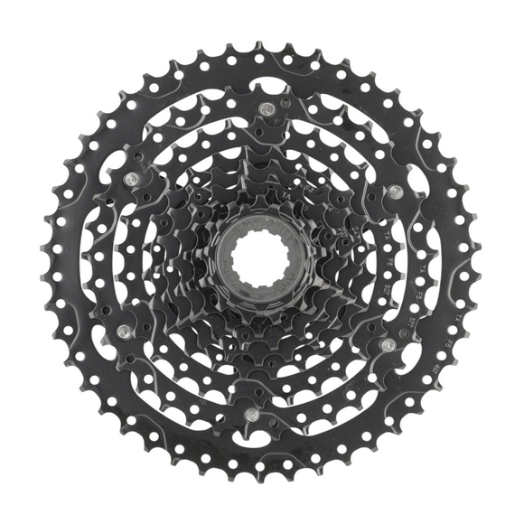 microSHIFT Sword Black 1x9-Speed Groupset - Includes Brake/Shifters Rear Derailleur Medium Cage 11-46t Cassette microSHIFT