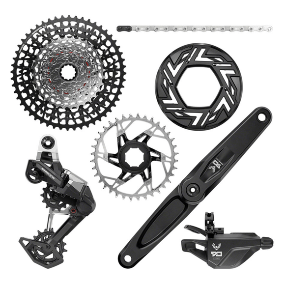 SRAM Eagle 90 Ebike Groupset - Brose 36T Clip-on Guard Chain XS-1275 10-52t Single Click Shifter Rear Derailleur