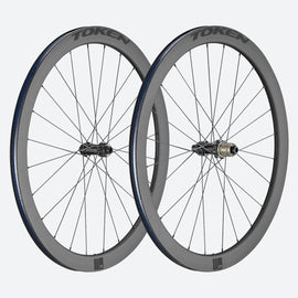 TOKEN C45D Disc 700c Convertible 9x100 10x135 QR or 12x100 12x142 TA HG12 45mm Carbon Wheelset