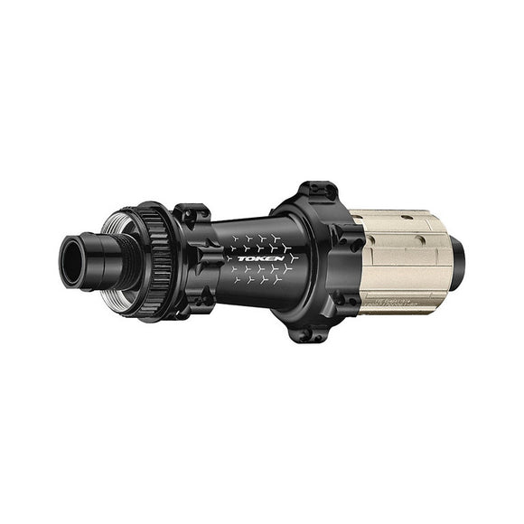 TOKEN Konax Pro Disc 700c Convertible 9x100 10x135 QR or 12x100 12x142 TA HG12 52mm Carbon Centerlock Wheelset