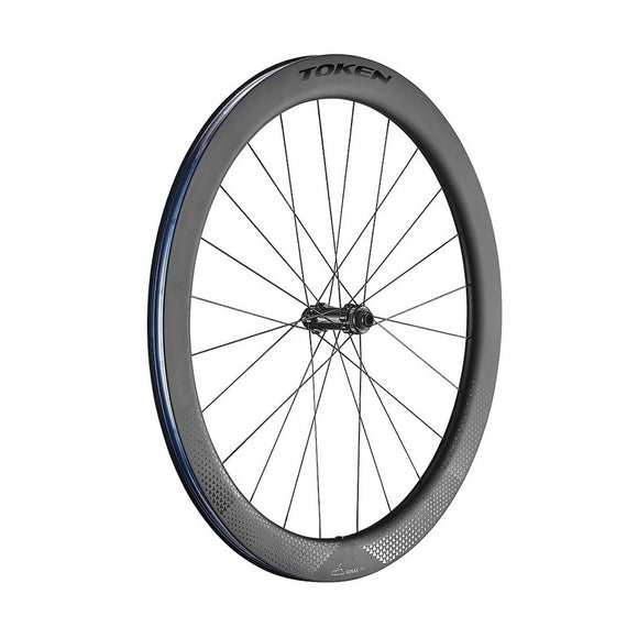 TOKEN Konax Pro Disc 700c Convertible 9x100 10x135 QR or 12x100 12x142 TA HG12 52mm Carbon Centerlock Wheelset