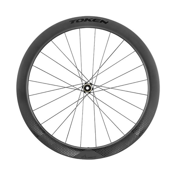 TOKEN Konax Pro Disc 700c Convertible 9x100 10x135 QR or 12x100 12x142 TA HG12 52mm Carbon Centerlock Wheelset