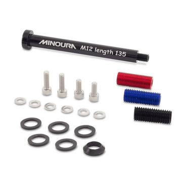 Minoura 12mm Front Thru Axle Rack Mount Adaptor Minoura