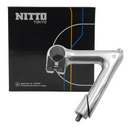 Nitto N.J.PRO AA Silver Quill Track Stem 22.2mm-1