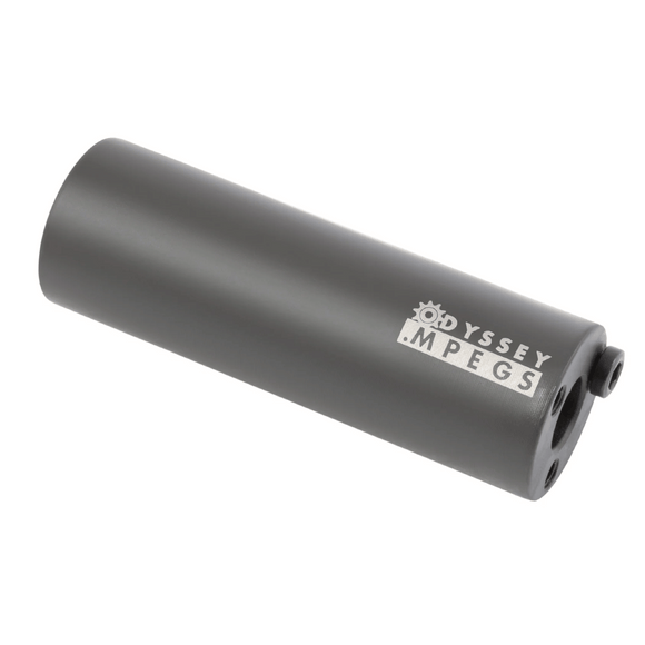Odyssey MPEG 14mm BMX Bike Pegs (Pair) w-3/8 Adaptor