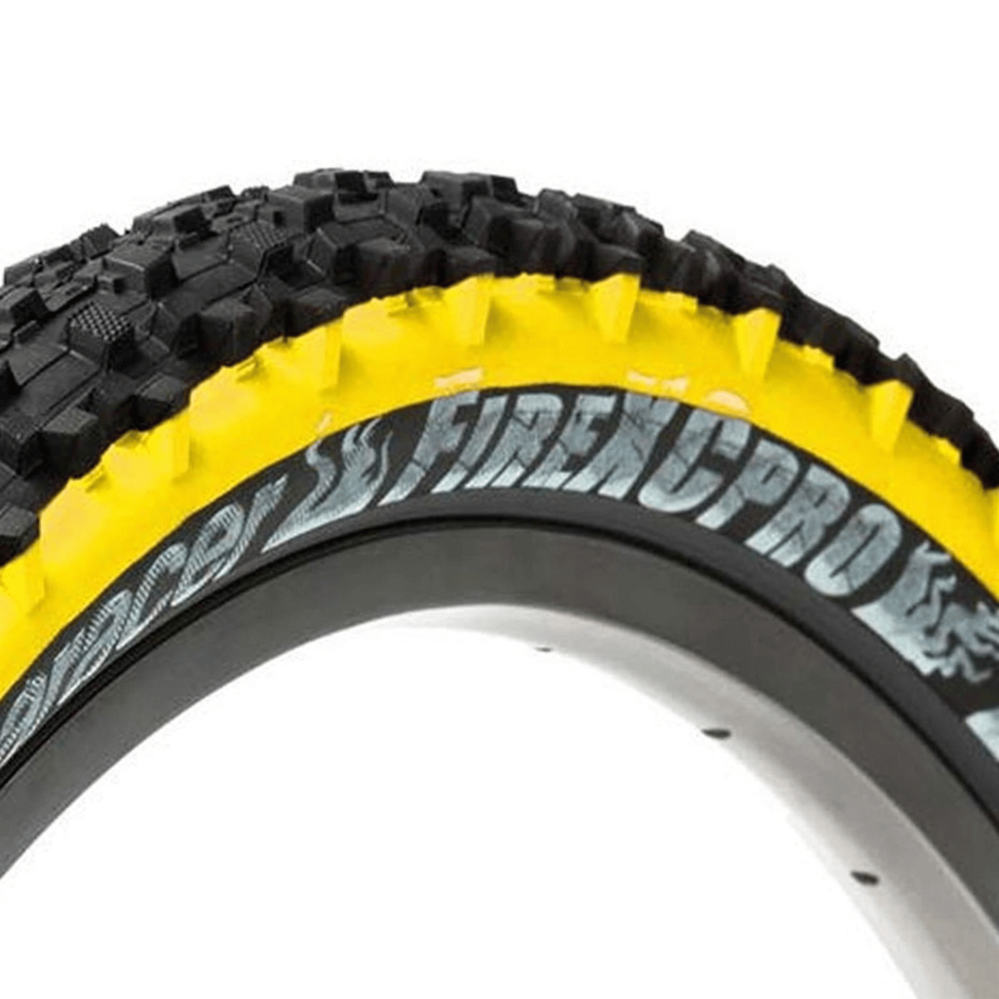 Panaracer Fire XC Pro 26x2.10 Tubeless Compatible Folding Tire Yellow Sidewall