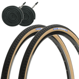 Panaracer Pasela Protite 700c Skinwall Tire Presta Tube Kit
