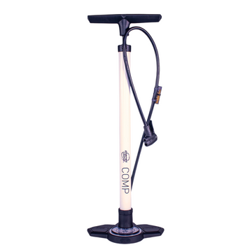 Planet Bike Comp 2.0 Floor Pump White - The Bikesmiths