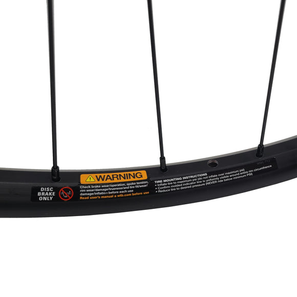 WTB STi-23 29" Tubeless Centerlock Disc Brake Thru Axle Wheelset - The Bikesmiths
