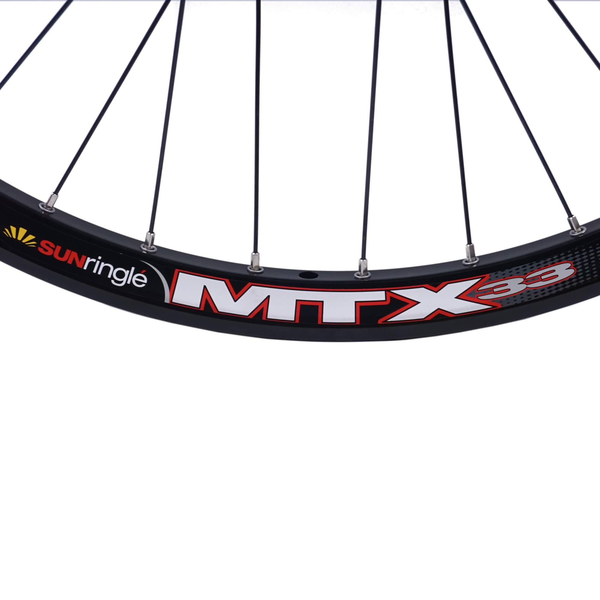Sun Ringle MTX33 26" Black Alloy Front and Rear Bike Disc MTB Wheelset