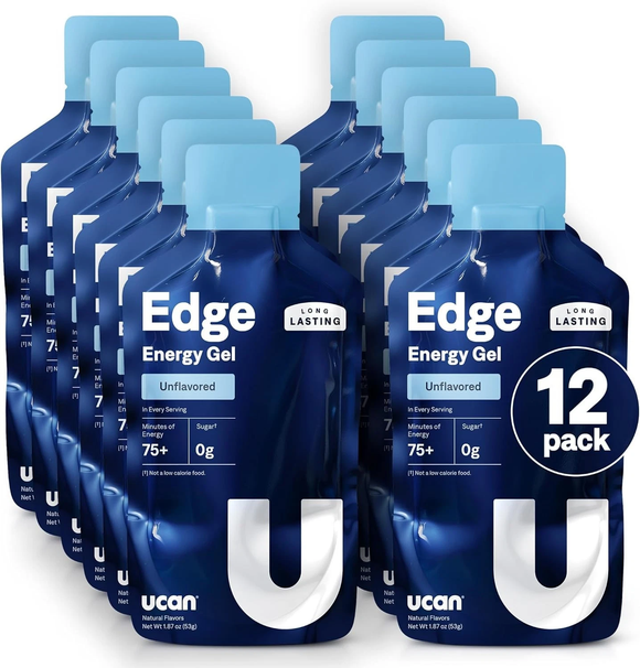 UCAN EDGE Ultimate Energy Gel Shots Box of 12 UCAN