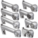 Nitto Technomic NTC-225 22.2mm Silver Long Quill 26.0mm Clamp Stem-1