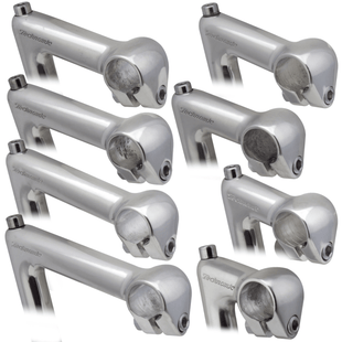 Nitto Technomic NTC-225 22.2mm Silver Long Quill 25.4mm Clamp Stem