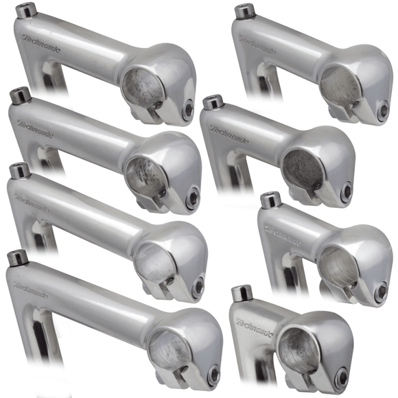 Nitto Technomic NTC-225 22.2mm Silver Long Quill 26.0mm Clamp Stem