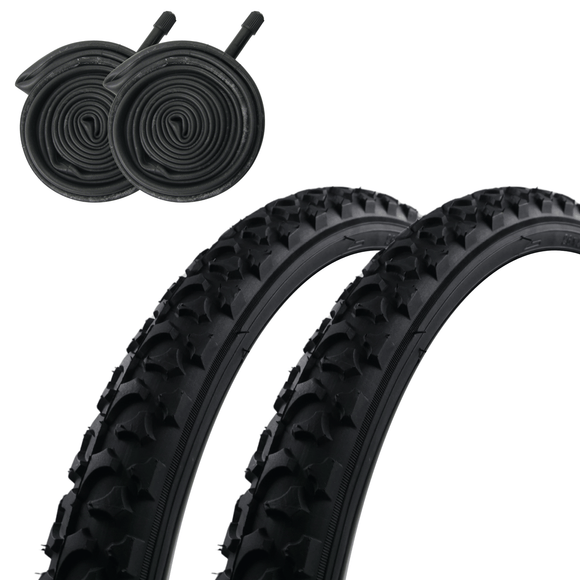 Sunlite MTB Alpha Bite 26x2.0 Folding Tire and Schrader Tube Kit