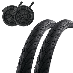 Sunlite Vee City Slick II 26x1.75 Folding Tire Schrader Tube Kit