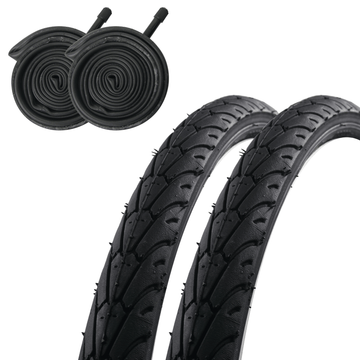 Sunlite Vee City Slick II 26x1.75 Folding Tire Schrader Tube Kit Sunlite