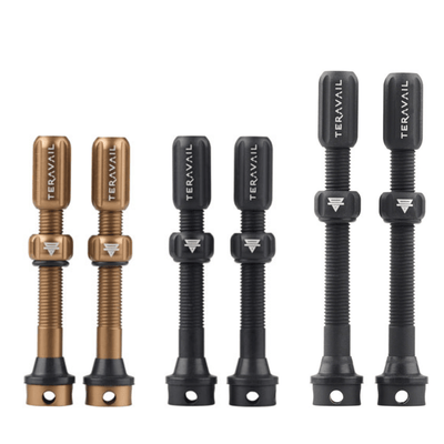 Teravail Alloy Tubeless Valves w/ Integrated Valve Core Tool Teravail