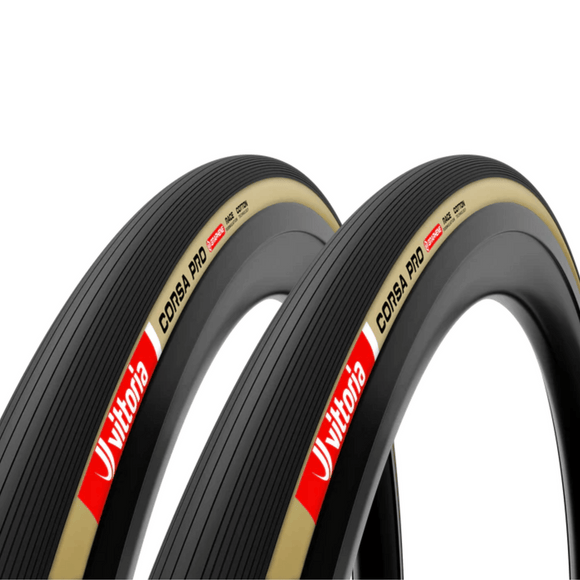 Vittoria Corsa Pro 700x30c Tanwall Tube Type Race Tire - The Bikesmiths