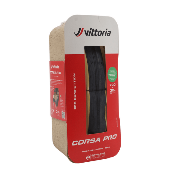 Vittoria Corsa Pro 700x30c Tanwall Tube Type Race Tire - The Bikesmiths