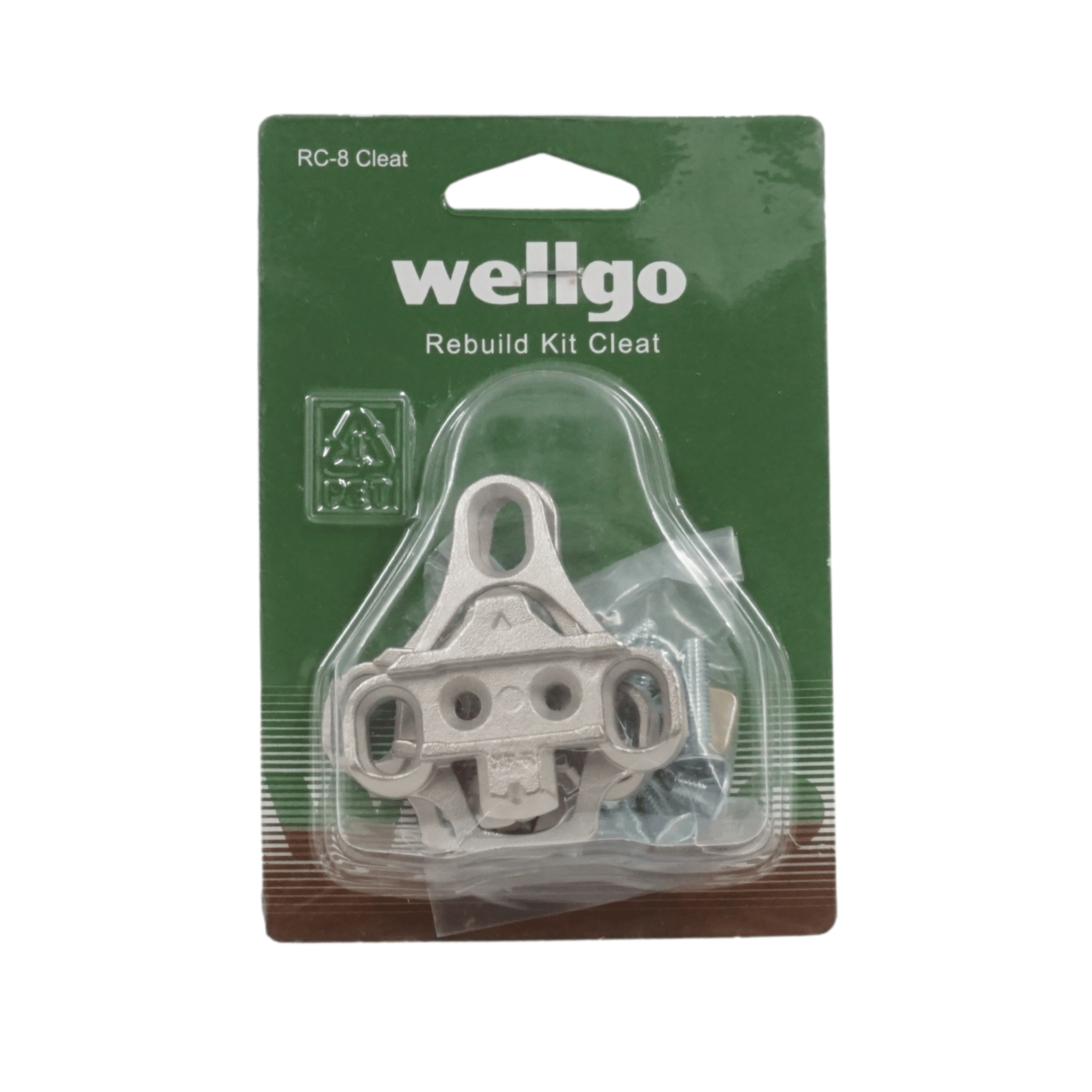 Wellgo RC-8 Road Shoe Adapter 3-Bolt to 2-Bolt SPD Cleat
