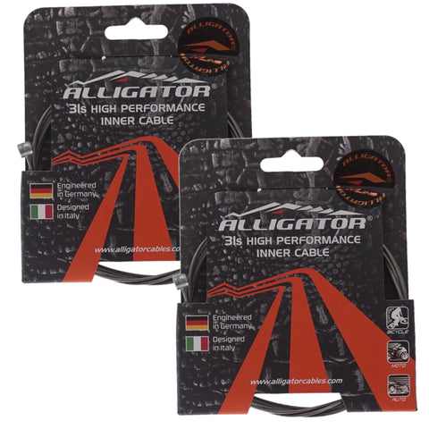 Image of Alligator Mountain Bike Brake Cable Stainless Steel 1.5x1700mm