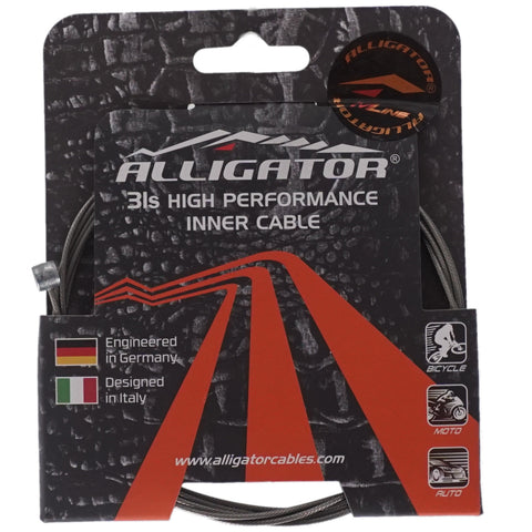 Image of Alligator Mountain Bike Brake Cable Stainless Steel 1.5x1700mm
