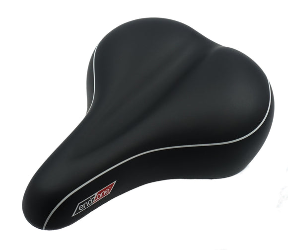 End Zone Vinyl Vacuum-Gel City Cruiser Saddle - TheBikesmiths
