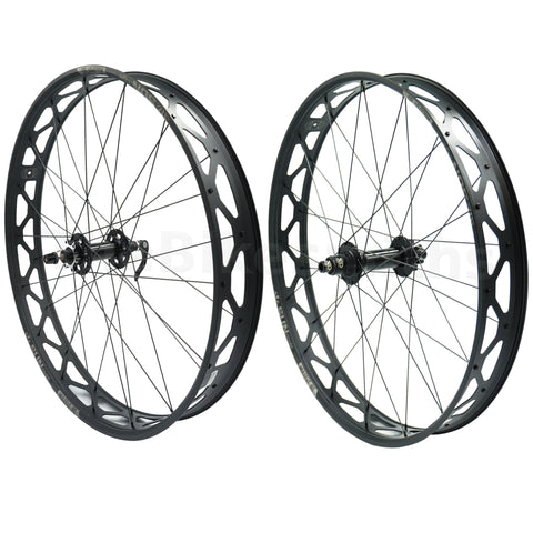 Image of Sun Ringle Mulefut 80SL V2 9x135 QR 12x197 TA Fat Bike Wheelset - TheBikesmiths