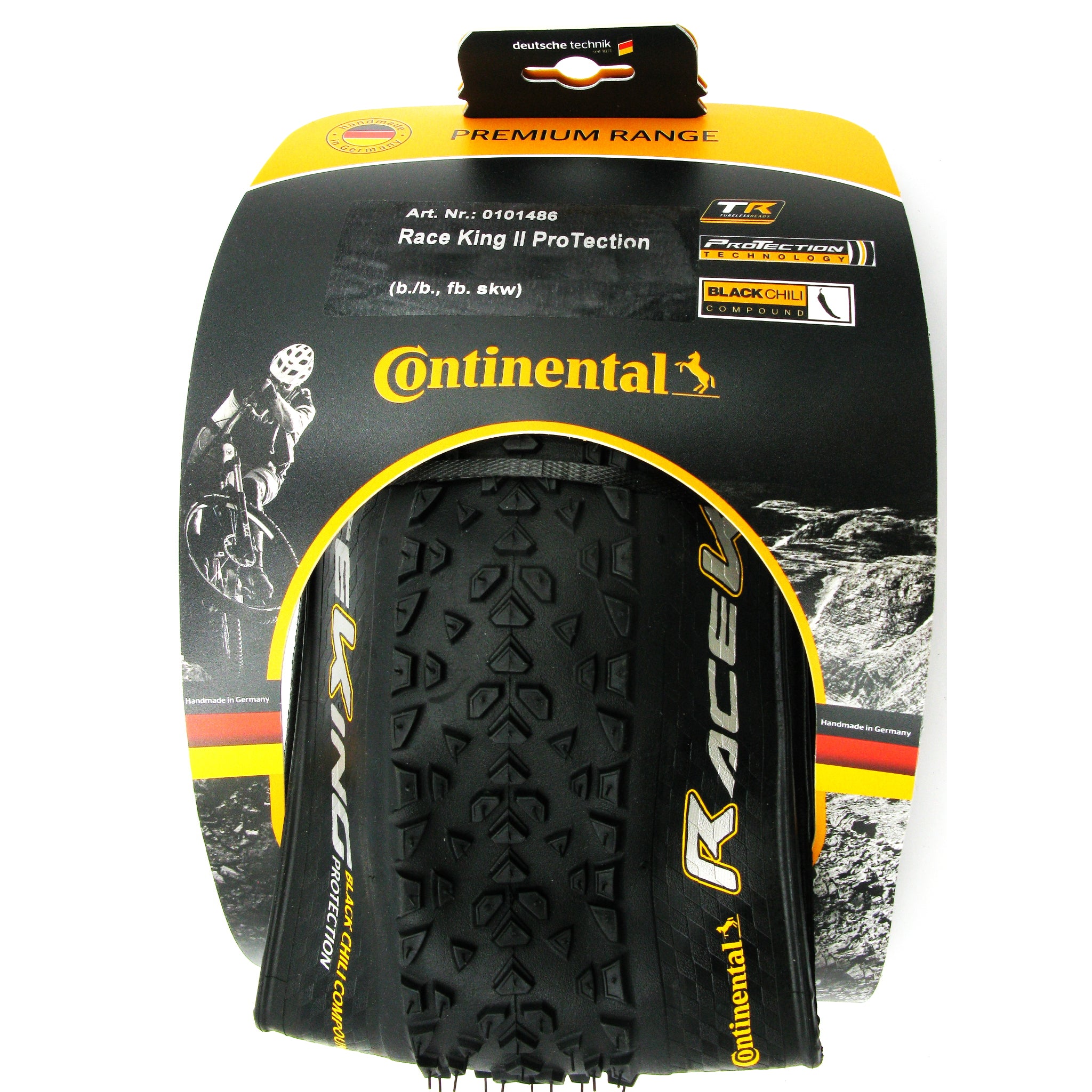 Continental Race King 27.5x2.20 BlackChili ProTection Tubeless Tire The Bikesmiths